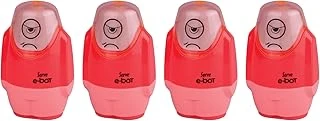 Serve E-Bot Si̇lgi̇li̇ Kalemtiraş Fosforlu Kirmizi 4Lu Set ürün görseli 1