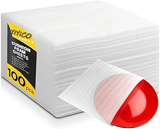 Köpük Folyo Ambalaj Malzemesi 100 Adet Hava Kabarcıklı Folyo Taşınma Kartonları Taşınma Kağıdı Köpük Ambalaj Taşınma Malzemesi Yastık Köpük Torba 30 Cm X 30 Cm Taşınma Yemek Takımı Saklama Için ürün görseli 1