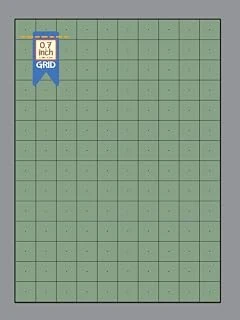 Independently Published Grid Paper With A Dot In The Center: 0,7 X 0.7 Inch Grid Pattern Notebook For Work, Study, Draw, Sketch, Notes, Handwriting Practice, Korean, Japanese, Chinese Character ürün görseli 1