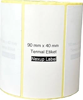 90X40 Mm Termal Etiket, Barkod/Adres/Kargo Termal Etiketleri, Zebra Diğer Yazıcılarla Uyumlu ürün görseli 1