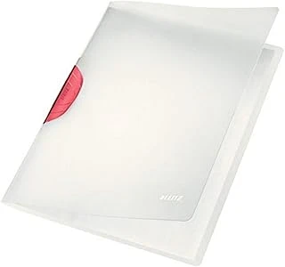 Leitz Wow A4 Colorclip Magic Sıkıştırmalı Dosya, Kırmızı, 30 A4 Sayfa Kapasiteli, Esnek Plastik, 41740025 ürün görseli 1