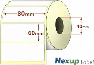 80X60 Mm Termal Etiket, Barkod/Adres/Kargo Termal Etiketleri, Zebra Diğer Yazıcılarla Uyumlu ürün görseli 1