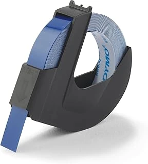 Dymo Yapışkanlı Plastik Kabartma Şerit, 9 Mm X 3 Mt Rulo, Mavi̇ Üzeri Beyaz Baskı ürün görseli 1