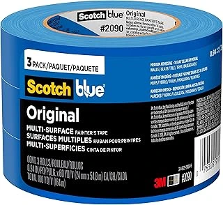 Scotch 2090-24Ec3 Scotch Çok Yüzeyli Boyacı Bandı, 2,4 Cm Genişlik, ürün görseli 1