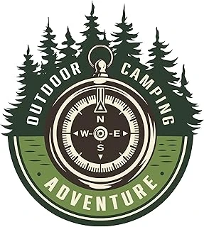 Off Road Camping Sticker Pusula 14 X 13 Cm ürün görseli 1