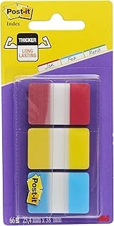 Post-It 686-Ryb Sert Seperatör Dosyalama Için Ideal, Sert Polyester Indeks Kırmızı, Sarı, Kırmızı ürün görseli 1