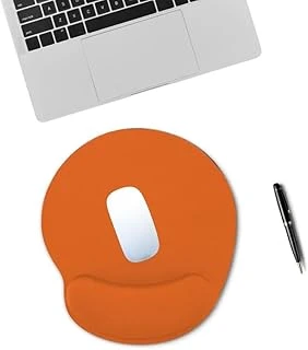 Ankanorm Mouse Pad Bilek Destekli Jel Mouse Pad,Ergonomik Kaymaz Taban,Oyun Ofis Için Altlığı,Suya Dayanıklı, Renk Seçenekli, 26X21Cm İdeal Ölçü (Turuncu) ürün görseli 1