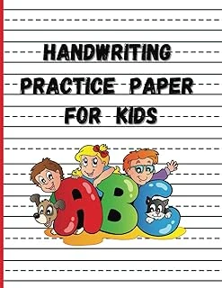 Kindergarten Writing Paper With Lines For Abc Kids: 120 Blank Handwriting Practice Paper With Dotted Lines ürün görseli 1