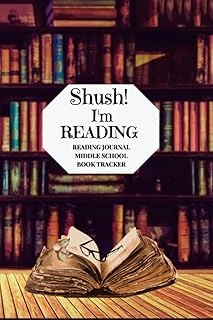 Independently Published Shush I'M Reading: Reading Journal Middle School Book Tracker ürün görseli 1