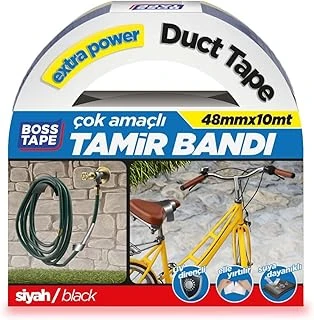 Tape Kanal Tamir Bandi, 10 Metre Uzunluk X 48 Mm Kalinlik, Siyah ürün görseli 1