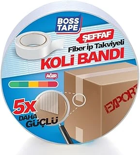Tape İp Takviyeli Çok Güçlü Koli Bandı En:45Mm Boy:25Mt ürün görseli 1