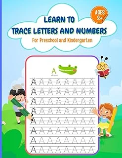 Independently Published Learn To Trace Letters And Numbers | 100+ Pages | 8.5" X 11": Activity Journal For Preschool And Kindergarten ürün görseli 1