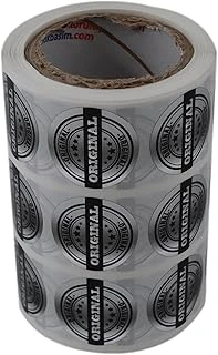 Original(Orjinal) Etiketi Pp Metalize 25Mm Çapında 1000 Adet Ürünlerinizin Edildiğini Belirtin. ürün görseli 1