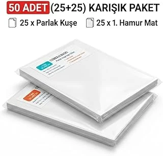 2 Li Paket Parlak Kuşe Mat 1.Hamur Etiket Toplam 50 Adet 25 Adet Parlak Kuşe 25 Adet Mat 1.Hamur Etiket ürün görseli 1