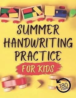 Independently Published Summer Handwriting Practice Paper For Kids: 180-Page Easy To Use Dotted Lined Paper Notebook. - Blank 8.5×11 Inch Handwriting Practice Paper For Kids-All Age. ürün görseli 1