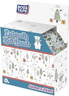 Tape Dekoratif Ambalaj Paketleme Bandı 45 Mm X 25 Mt Ayıcık ürün görseli 1
