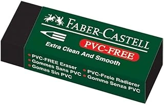 Faber-Castell Siyah Silgi, 20’Li, Kurşun Kalem İzlerini Kolayca Silen, Yumuşak Dayanıklı Yapı, Doğa Dostu Tasarım ürün görseli 1