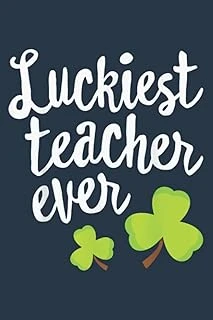 Luckiest Teacher Ever Shamrock St. Patrick S: Special Designed Covers, With Lines Inside ürün görseli 1