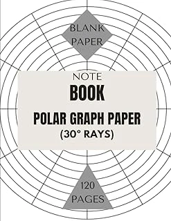 Independently Published Graph Paper (30º Rays) ürün görseli 1