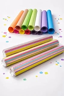 30 Adet 50X70 Cm Fon Kartonu 10 Renk(3 Rulo) Fon Kartonu ürün görseli 1