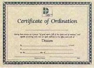 Certificate Of Ordination ürün görseli 1