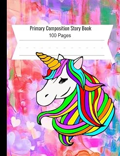 Primary Story Journal: Dotted Midline And Picture Space, Grades K-2, School Exercise Book, 100 Pages ürün görseli 1