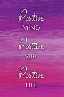 Positive Mind Positive Vibe Positive Life: Gratitude Manifestation Happiness Positive Mindset 90 Page Purple Dot Journal ürün görseli 1