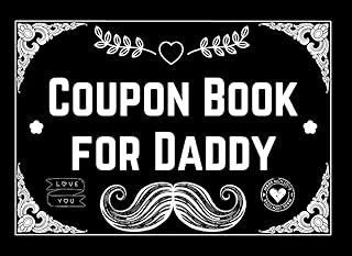 Independently Published Coupon Book For Daddy: 50 Blank Vouchers To Fill With Rewards - Personalized Gifts For Fathers Day, Birthday Or Christmas Gift For Bonus Dad Or Stepdad - Cute Alternative Gree ürün görseli 1