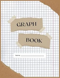 Graph Book - Cover 8.5 * 11 Inches 110 Pages: Graph Paper Book ürün görseli 1