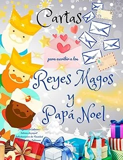 Cartas Escribir A Los Reyes Magos Y Papá Noel. ¡Páginas De Colores! Sobres De Papel. Felicitaciones De Navidad. Recortables, Colorear.. ürün görseli 1