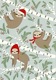 Merry Sloths Small Boxed Holiday Cards (Christmas Cards, Greeting Cards) ürün görseli 1