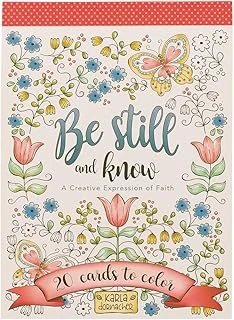 Still And Know - 20 Inspirational And Exquisitely Designed Cards To Color Expressions Of Faith To Inspire Creativity And Relaxation Stationery Postcard Size, 6.5 X 4.75 ürün görseli 1