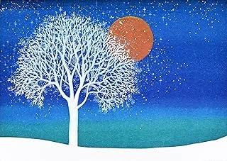 Winter Tree Deluxe Boxed Holiday Cards (20 Cards, 21 Self-Sealing Envelopes) ürün görseli 1