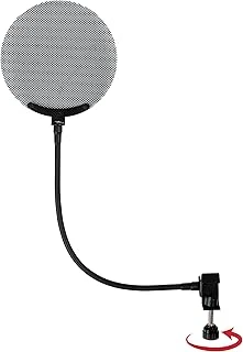 Gator Frameworks 12.4 Inç Gooseneck Ile Metal Ekran Pop Filtresi (Gfw-Popfilter-Mtl) ürün görseli 1