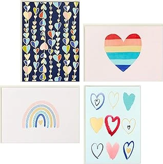 Hallmark Tüm Durumlar Için Kartlar, Zarflı 24 Boş Kart (Kalpler) ürün görseli 1