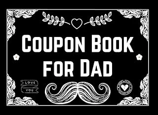 Independently Published Coupon Book For Dad: 50 Funny Vouchers With Activities For Him - 40 Prefilled & 10 Blank Vouchers To Fill With Rewards - Personalized Gifts For ... For Dad - Cute Alternative ürün görseli 1