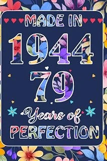 Independently Published Made In 1944, 79 Th Year Of Perfection: 79 Th January Birthday Gifts For Women | Motivational Quotes | Happy Birthday | January Birthdays| ... Book| Personalized Birthday Gift ürün görseli 1