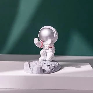 Çok Fonksiyonlu Astronot Uzay Adamı Cep Telefonu Standı Komik Sevimli Astronot Heykeli Telefon Tutucu, Ofis Dekorasyonu Masaüstü Komidin Braketi Tutucu ürün görseli 1