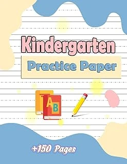 Handwriting Practice Paper For Kids: 150-Page Dotted Line Notebook Fro Handwriting Practice (Paper Notebook/Blank Handwriting Practice Books For Kids) ürün görseli 1