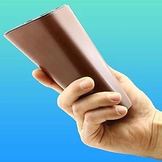 Linden Lüks Mobilya Kanepe Sehpa Tv Ünitesi Koltuk Ayağı 14 Cm Kahverengi Ahşap Desenli Baza Ayak ürün görseli 1