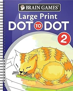 Brain Games - Large Print Dot-To-Dot 2 ürün görseli 1