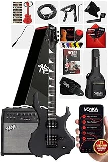 Force-Amp50 Üst Seviye 50 Watt Amfili Elektro Gitar H-H Profesyonel Full Set Aksesuarlı ürün görseli 1