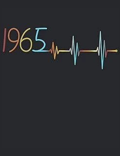 101 Mandalas - Malbuch Ekg Herzschlag Jahrgang 1965 Baujahr Heartbeat: Lustiges Geburtstag Frequenz - A4 (8,5X11) - 101 Seiten - ... - Entspannen - Anti Stress - Zum Ausmalen ürün görseli 1