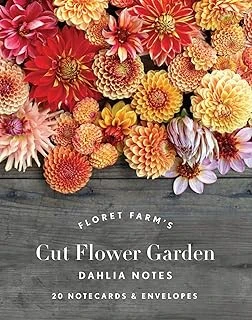 Chronicle Books Floret Farm'S Cut Flower Garden: Dahlia Notes: 20 Not Kartı & Envelopes (Kadınlar Için Notlar, Çiçekli Tasarımcılar Için Hediyeler, Çiçek Teşekkürler You Cards) ürün görseli 1