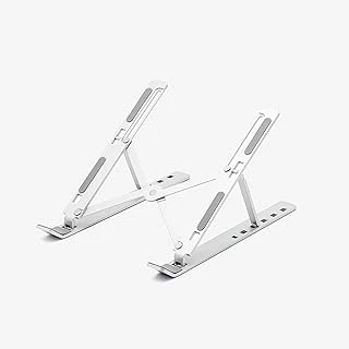 Fiigo Laptop Standı Katlanabilir Çok Fonksiyonlu Metal Grey ürün görseli 1