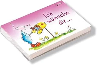 Oups Kärtchenbox: „Ich Wünsche Dir ...“: 24 Kärtchen Mit "Ich Wünsche Dir"-Sprüchen Und Herzerfrischenden Illustrationen ürün görseli 1
