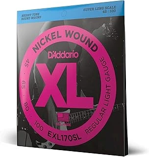 D'Addario Exl170Sl Bas Gitar Tel Seti , Xl, 45-100, Super Long Scale, ürün görseli 1