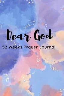 Dear God Prayer Journal: 52 Weeks Prayer Journal ürün görseli 1
