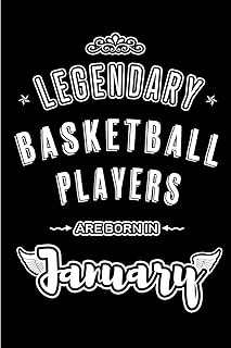 Legendary Basketball Players Are Born In January: Blank Lined Profession / Journal Notebooks Diary As Appreciation, Birthday, Welcome, Farewell, ... & Friends. Alternative To B-Day Present Card ürün görseli 1