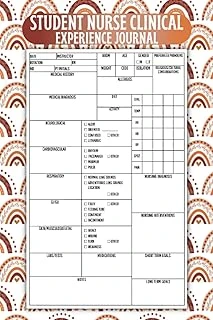 Independently Published Student Nurse Clinical Experience Journal: Personalized Student Nurse Brain Sheet And Reflection Journal - Nurse Appreciation Gifts For Men Women, ... Cute Alternative Greetin ürün görseli 1